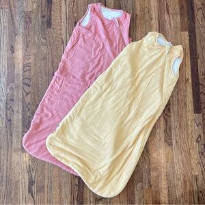 Kyte Baby Sleep Sacks 6-18 months 1.0 tog Yellow/Pink